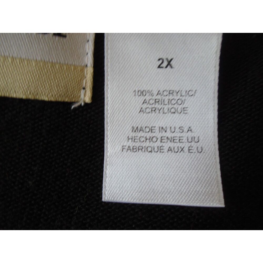 Alfrun Dunner Color Block Sweater Plus Size 2x - image 5